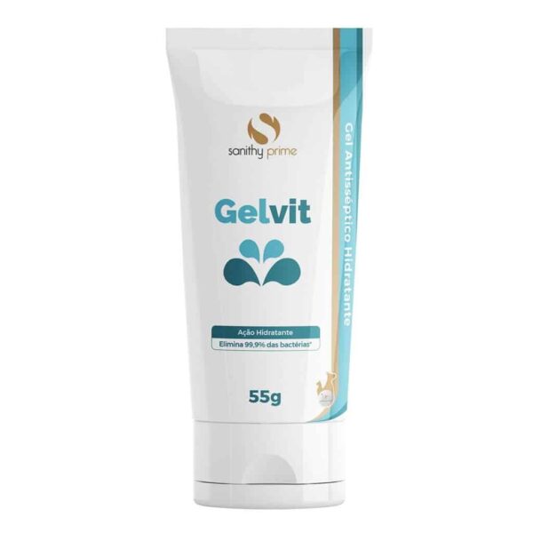 Álcool GELVIT Antisséptico Hidratante Sanithy Prime - 55g