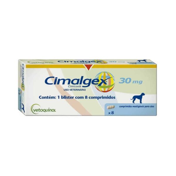 Anti-Inflamatório Cimalgex 30mg Vetoquinol - 8 Comprimidos