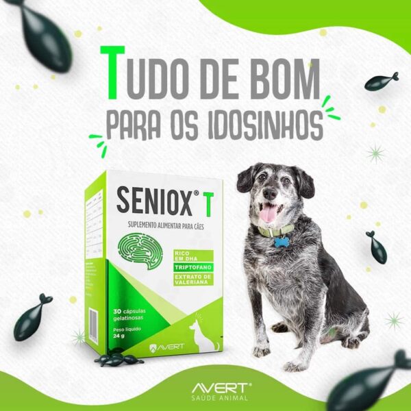 Suplemento Alimentar Avert Seniox T para Cães - 30 Cápsulas - Image 2