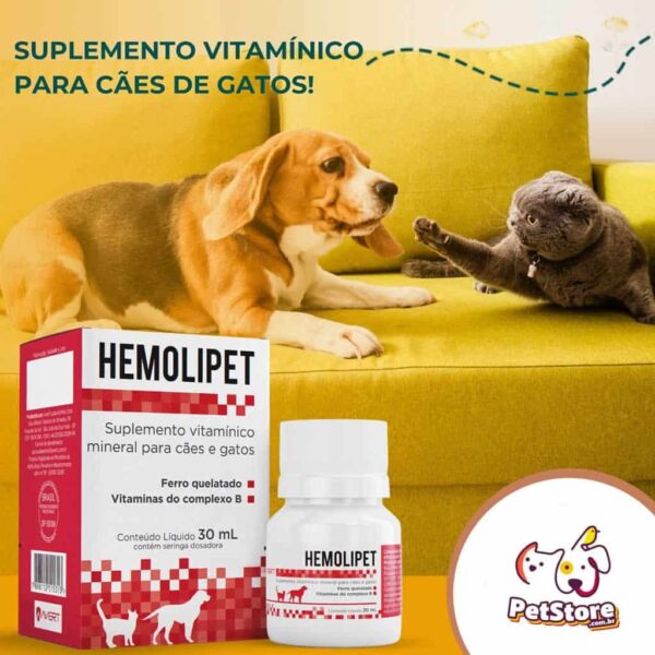 Suplemento Vitamínico Hemolipet Avert - 30 Comprimidos - Image 2