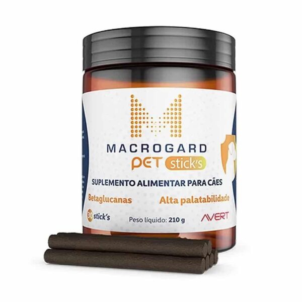 Suplemento Alimentar Macrogard Pet Avert para Cães - 30 Sticks