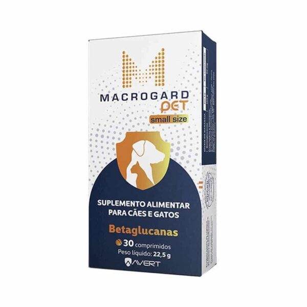 Suplemento Alimentar Macrogard Pet Small Size Avert - 30 Comprimidos