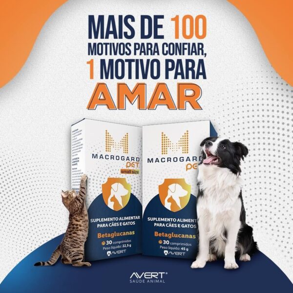 Suplemento Alimentar Macrogard Pet Small Size Avert - 30 Comprimidos - Image 2