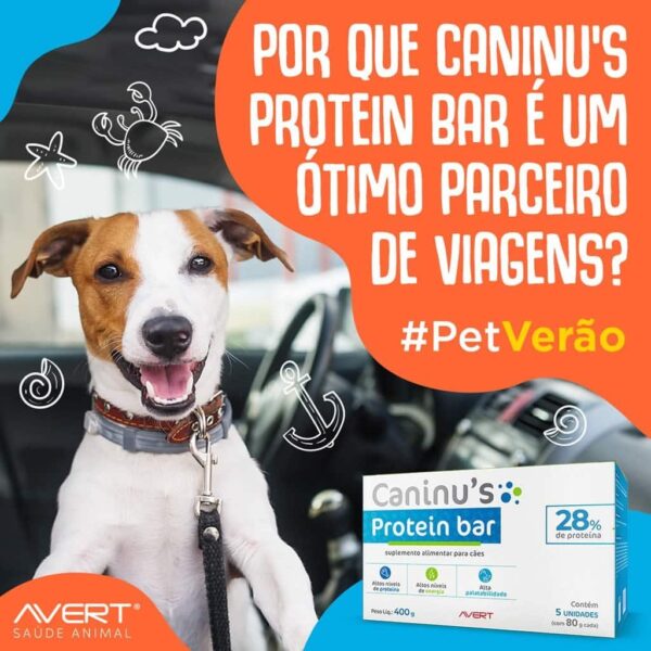 Suplemento Caninus Protein Barras Avert Com 5 Flow Pack - 400g - Image 2