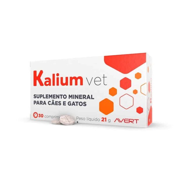 Suplemento Mineral Kalium VET Avert - 30 comprimidos