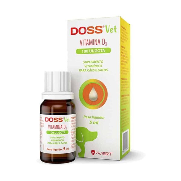 Suplemento Vitamínico Doss VET 100UI Gotas Avert - 5ml