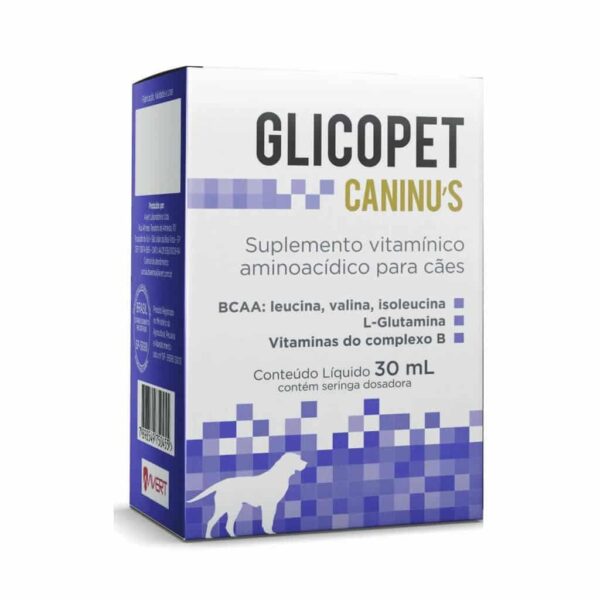 Suplemento Vitamínico Glicopet Caninus Avert - 30ml