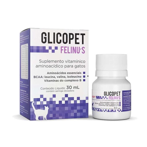 Suplemento Vitamínico Glicopet Felinus Avert - 30ml