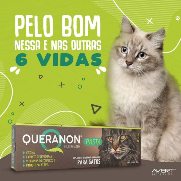 Suplemento Vitamínico Queranon Pasta Avert para Gatos - 70g - Image 2