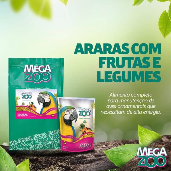 Araras Frutas e Legumes MegaZoo - 4kg - Image 2