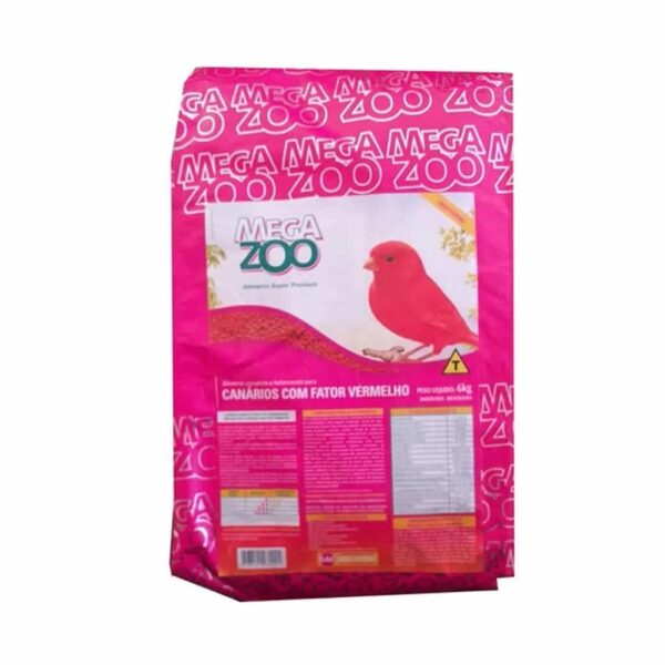 Canarios Fator Vermelho MegaZoo - 6kg