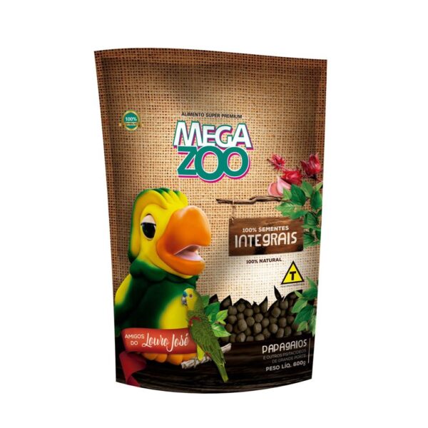 Integral Calopsitas e Periquitos Louro José MegaZoo - 600g