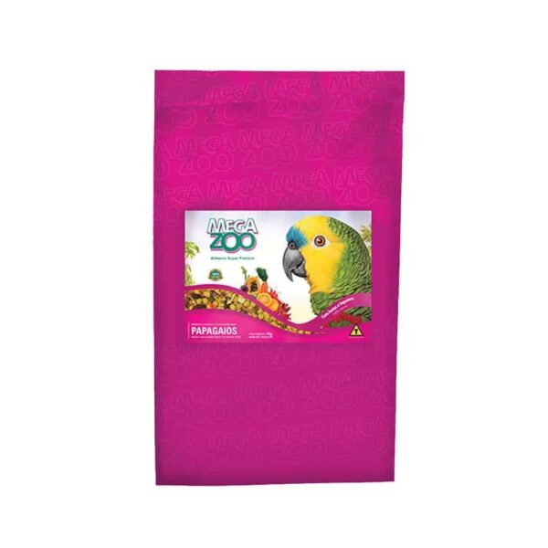 Papagaios com Frutas e Legumes MegaZoo - 4kg