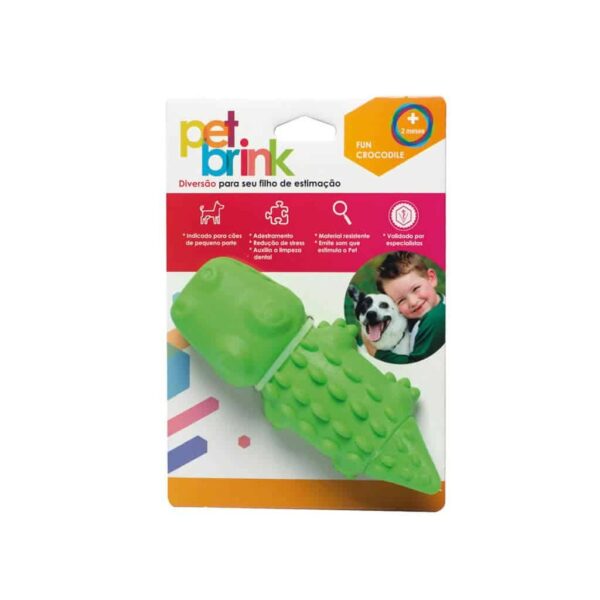 Brinquedo Fun Crocodile Pet Brink para Cães - Image 3