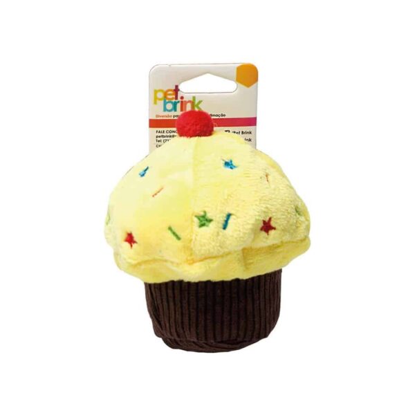 Brinquedo Fun Cupcake Pet Brink para Cães e Gatos