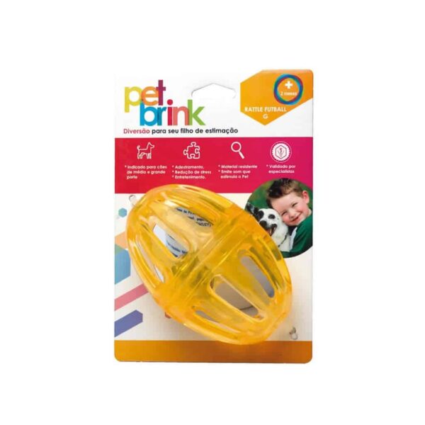 Brinquedo Rattle Futball Grande Pet Brink para Cães - Image 3