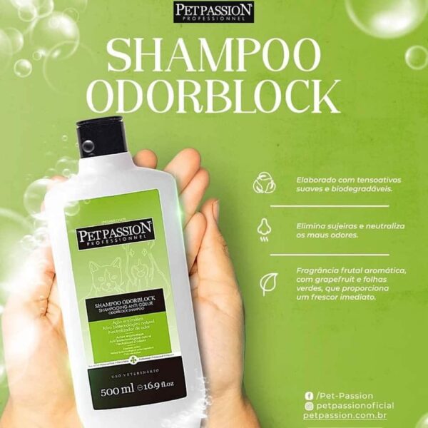 Shampoo Odorblock Pet Passion - 500ml