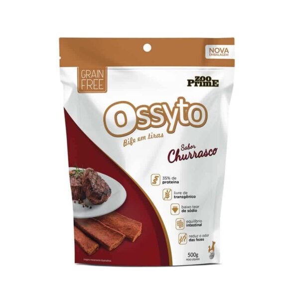 Ossyto Churrasco Zoo Prime 500g para Cães