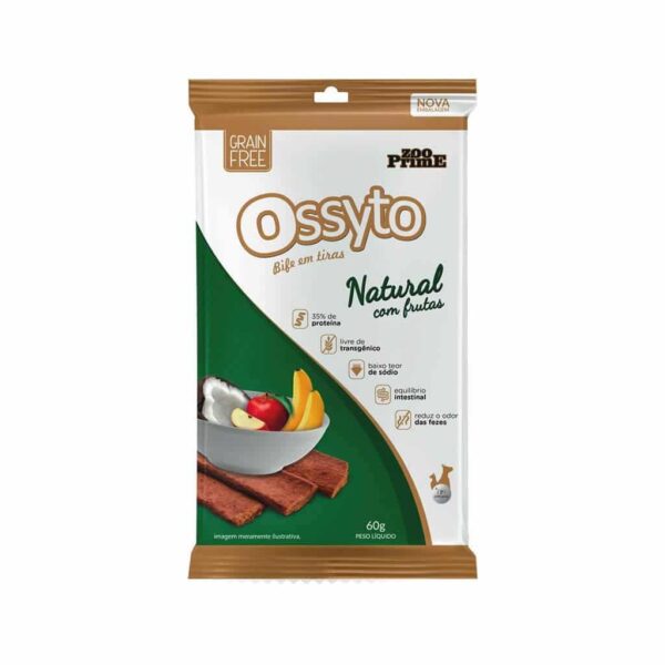 Ossyto Natural com Frutas Zoo Prime 50g para Cães