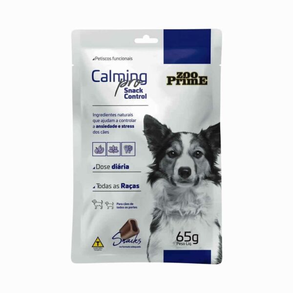 Petisco Funcional Calming Pro Snack Control Zoo Prime 65g