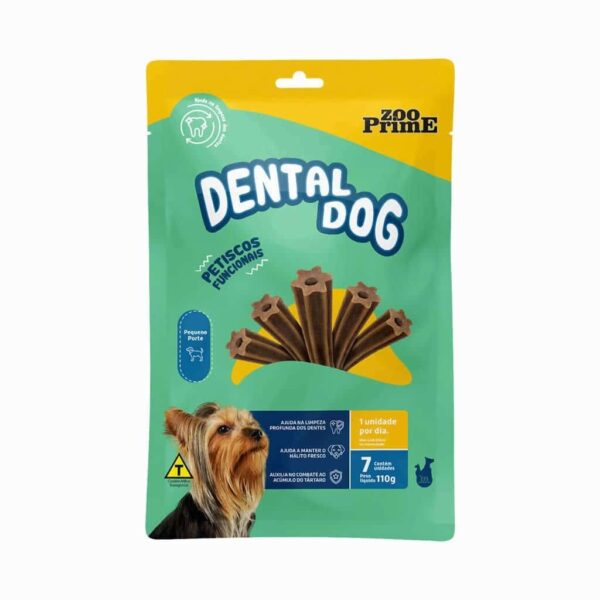 Petisco Funcional Dental Dog Mini Zoo Prime - 110g