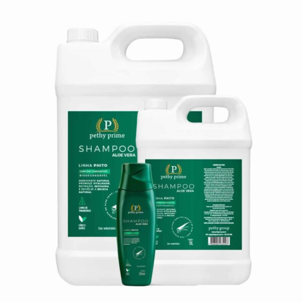 Shampoo Aloe Vera Pethy Prime 300ml - Image 2