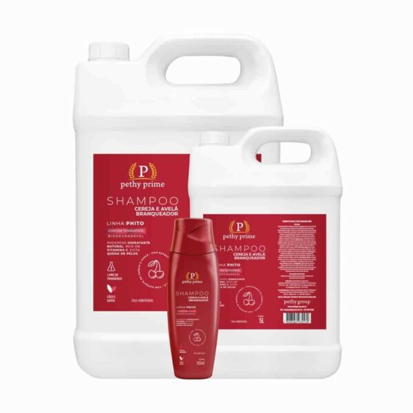 Shampoo Branqueador Cereja e Avelã Pethy Prime 5L - Image 2