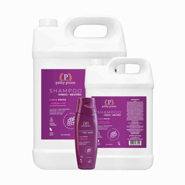 Shampoo Branqueador Vinho Pethy Prime