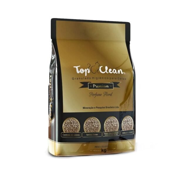 Areia Higiênica Top Clean Premium para Gatos Pethy Group 4kg