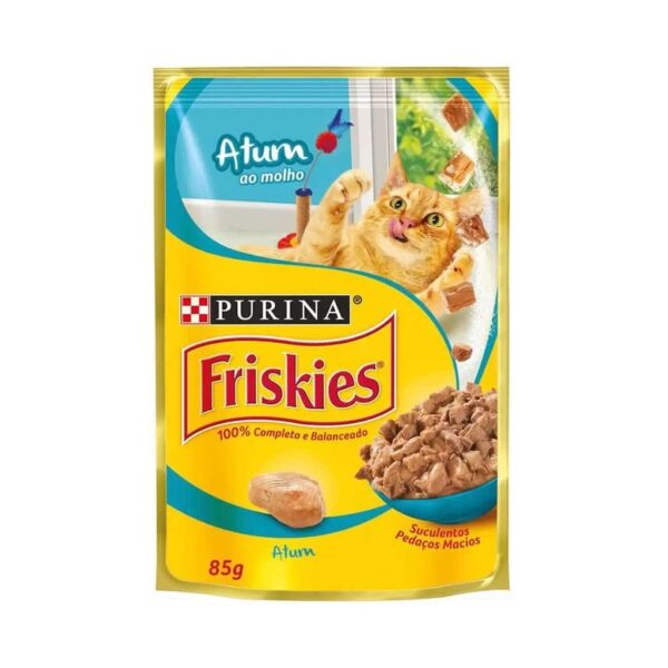 Sachê Friskies Gatos Adultos Atum ao Molho Nestlé Purina 85g 15un - Image 2