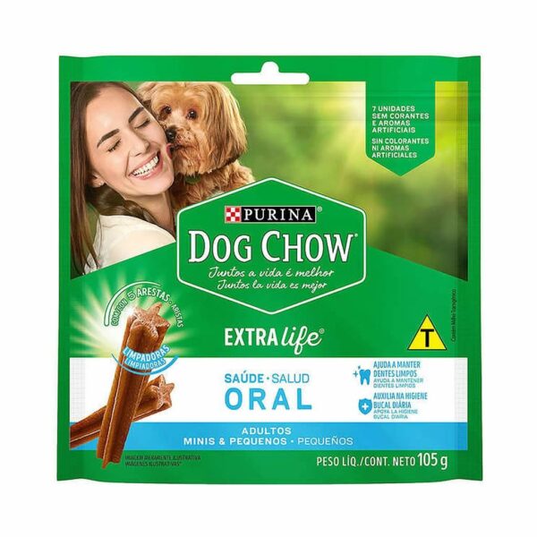 Dog Chow Oral para Cães Adultos Minis e Pequenos Nestlé Purina 105g