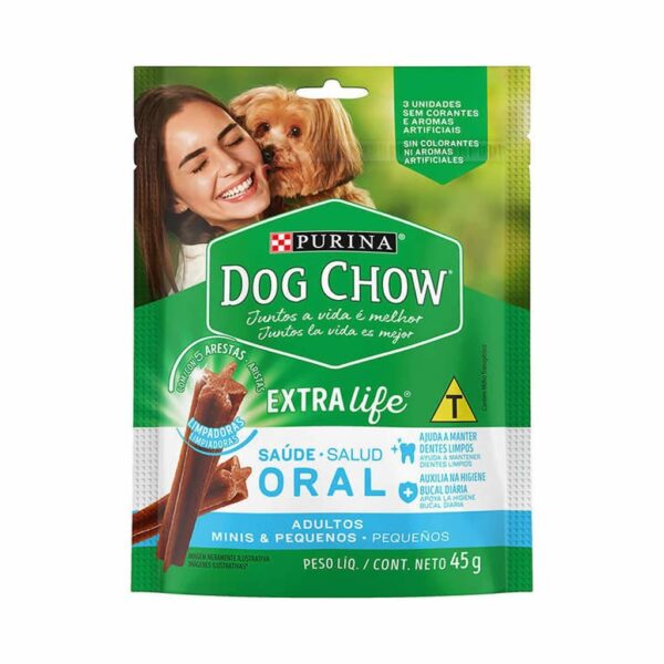 Dog Chow Oral para Cães Adultos Minis e Pequenos Nestlé Purina 45g