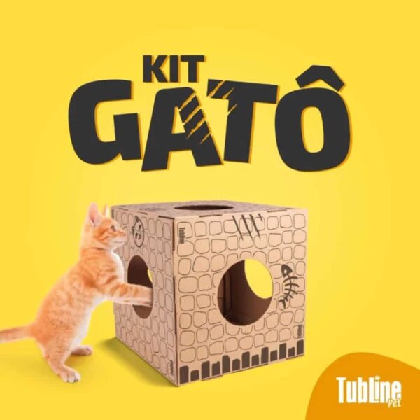 Brinquedo para Gatos Kit Gatô Cubo TubLine - Image 3