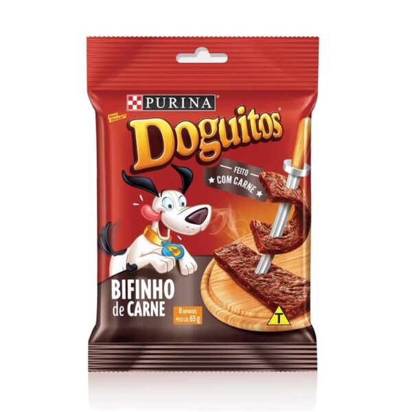 Petisco Doguitos Bifinhos Carne Nestlé Purina 65g