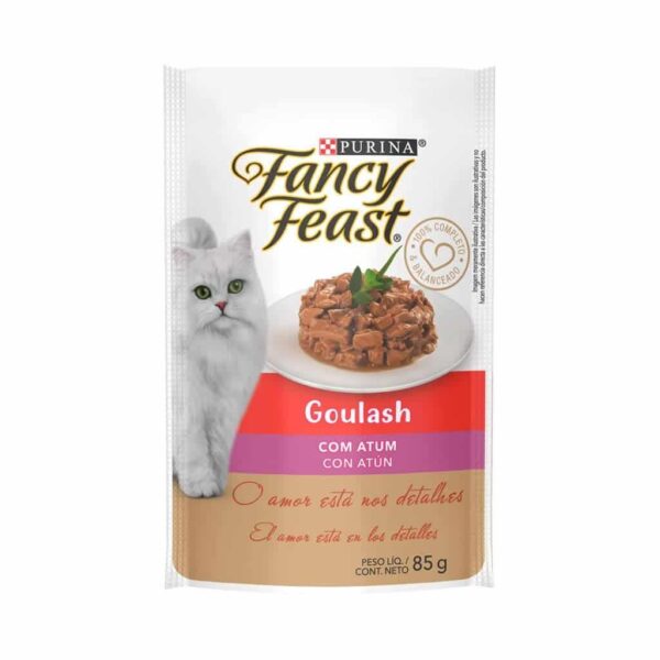 Sachê Fancy Feast Gatos Adultos Goulash Atum Nestlé Purina 80g - 15un - Image 2