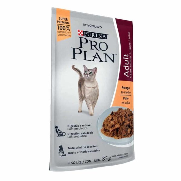 Sachê Pro Plan Cat Adult Frango Purina 85g - 15un - Image 2