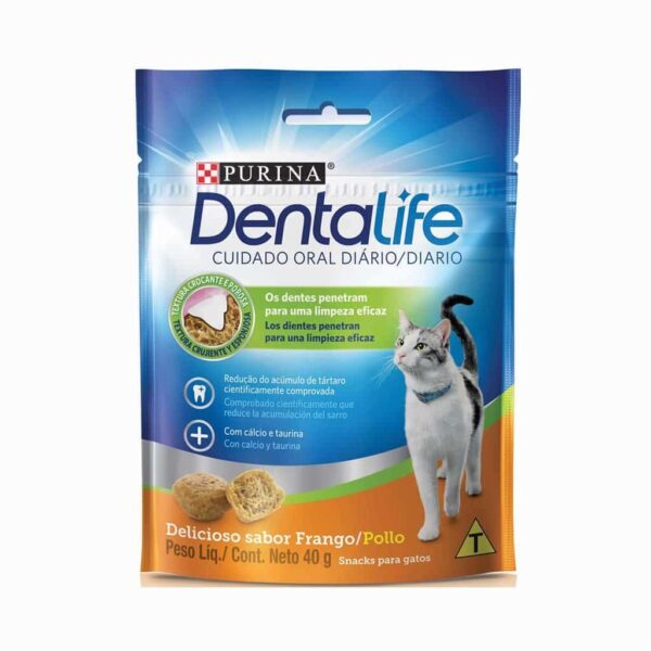 Petisco Funcional Dentalife Cats para Gatos Nestlé Purina 40g