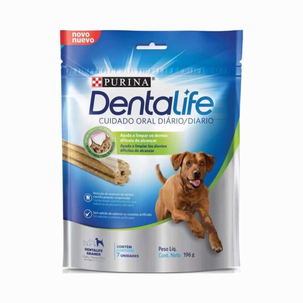 Petisco Funcional Dentalife Dogs para Cães de porte Grande Nestlé Purina 196g