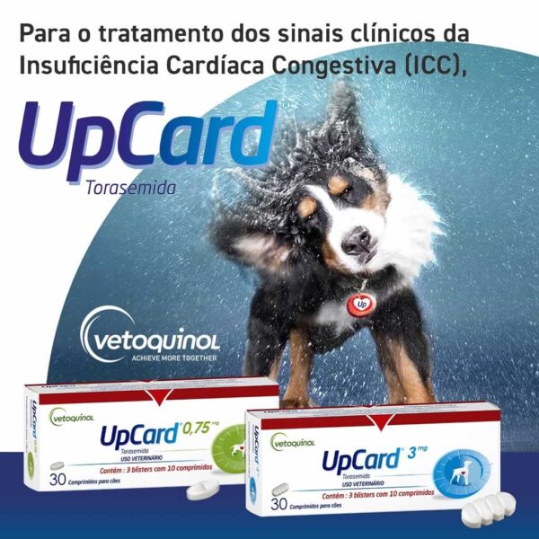 Diurético UpCard 3mg para Cães Vetoquinol - 30 Comprimidos - Image 2