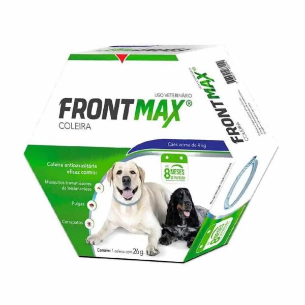 Coleira Anti-Pulgas FrontMAX Para Cães Acima de 4kg Vetoquinol - 26g