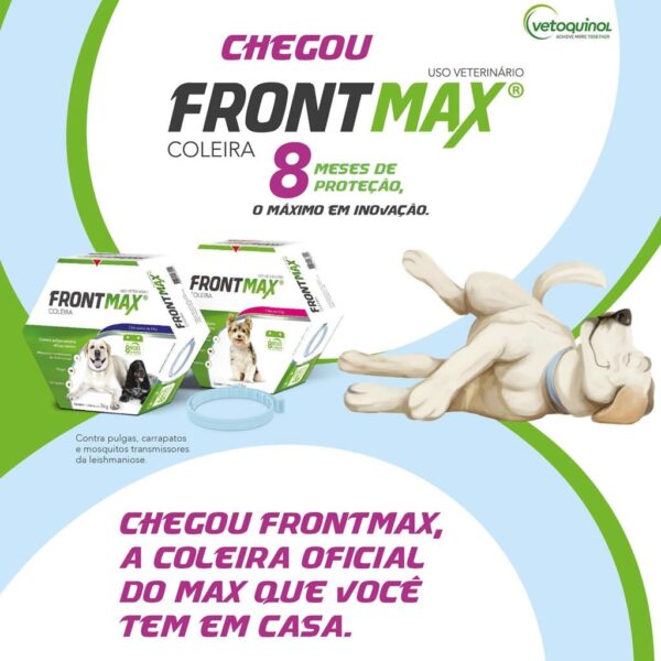 Coleira Anti-Pulgas FrontMAX Para Cães Acima de 4kg Vetoquinol - 26g - Image 2