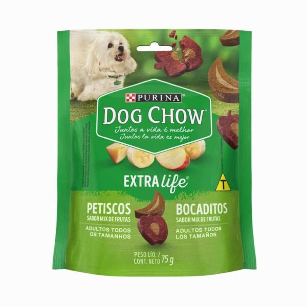 Petisco Dog Chow Cães Adultos Mix de Frutas Todos os Tamanhos Nestlé Purina 75g