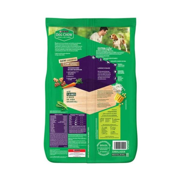 Ração Dog Chow Cães Adultos 7+ Frango Todos os Tamanhos Nestlé Purina 15kg - Image 3