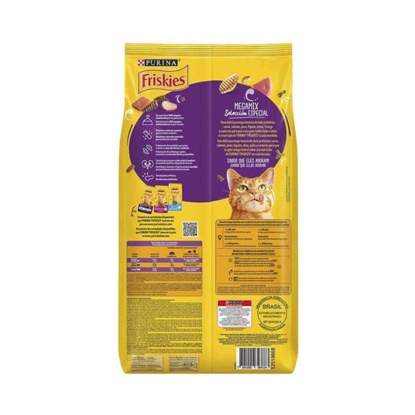 Ração Friskies Gatos Adultos Megamix Nestlé Purina 10,1kg - Image 2