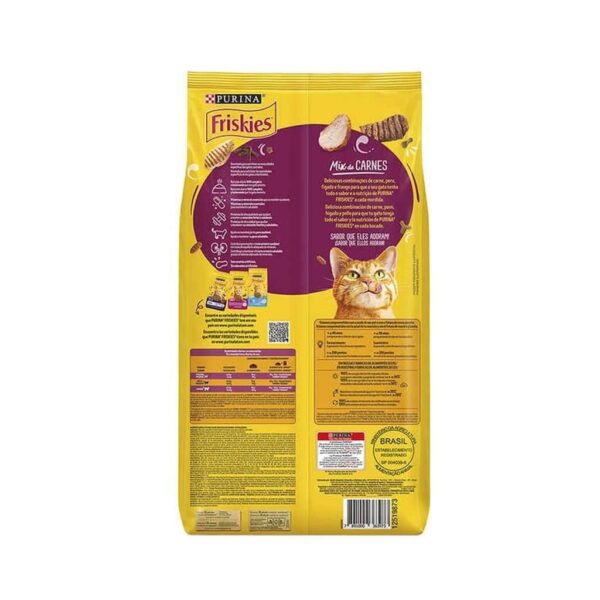 Ração Friskies Gatos Castrados Mix de Carnes Nestlé Purina 10,1kg - Image 2