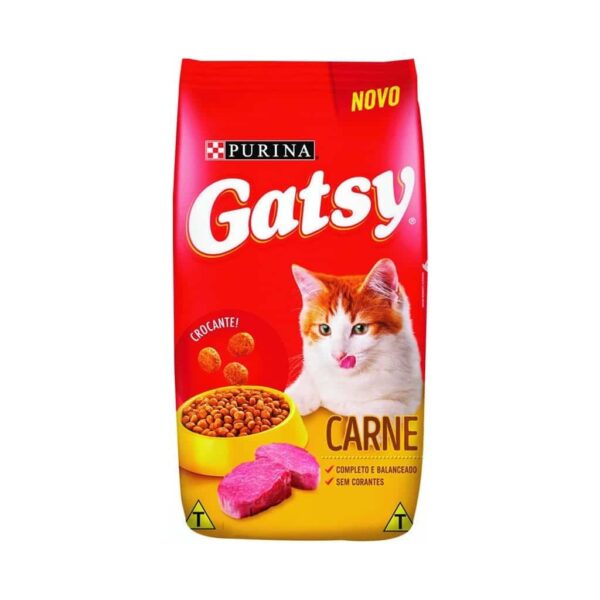 Ração Gatsy Gatos Adultos Carne Nestlé Purina 20kg