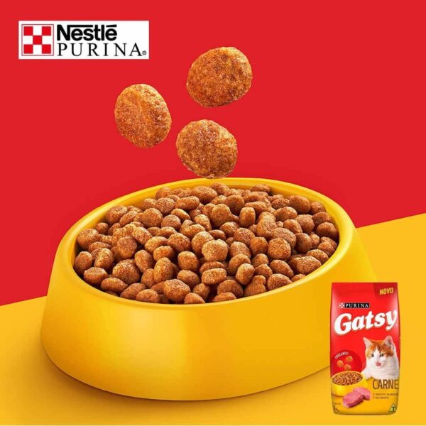 Ração Gatsy Gatos Adultos Carne Nestlé Purina 20kg - Image 2