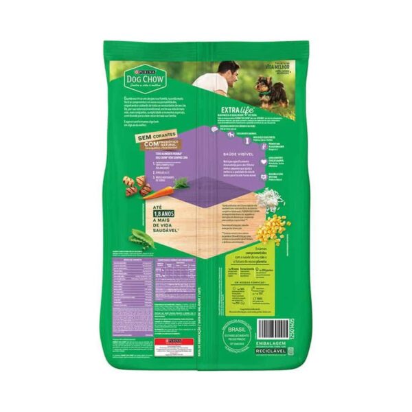 Ração Dog Chow Cães Filhotes Carne e Frango Raças Minis e Pequenos Nestlé Purina 15kg - Image 2