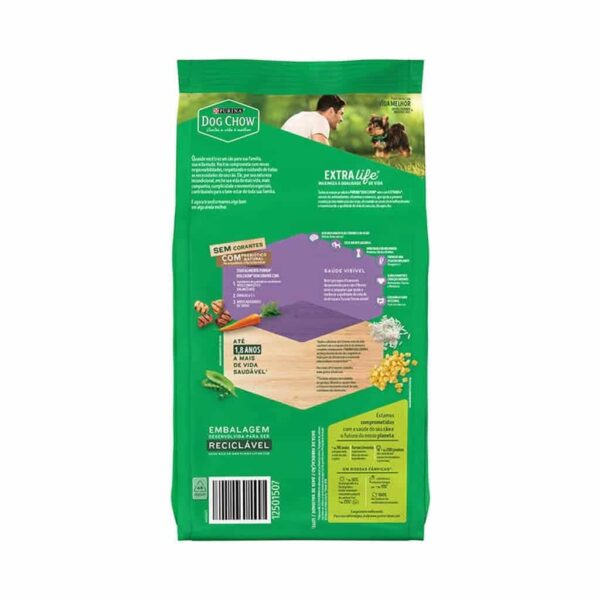 Ração Dog Chow Cães Filhotes Carne e Frango Raças Minis e Pequenos Nestlé Purina 1kg - Image 2