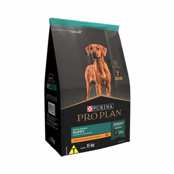 Ração Pro Plan Dog Puppy Raças Grandes Nestlé Purina 15kg - Image 2